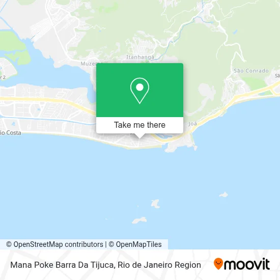Mana Poke Barra Da Tijuca map