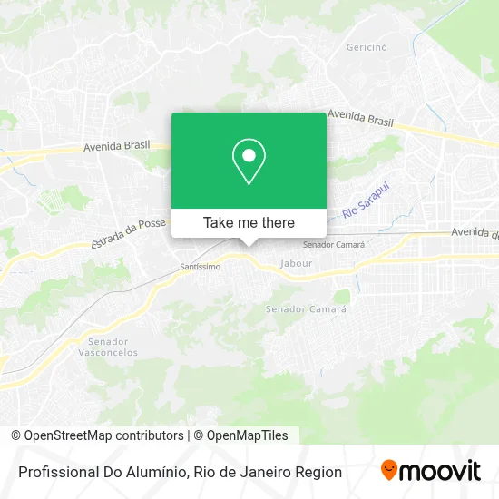 Profissional Do Alumínio map