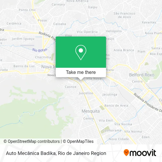 Auto Mecânica Badika map