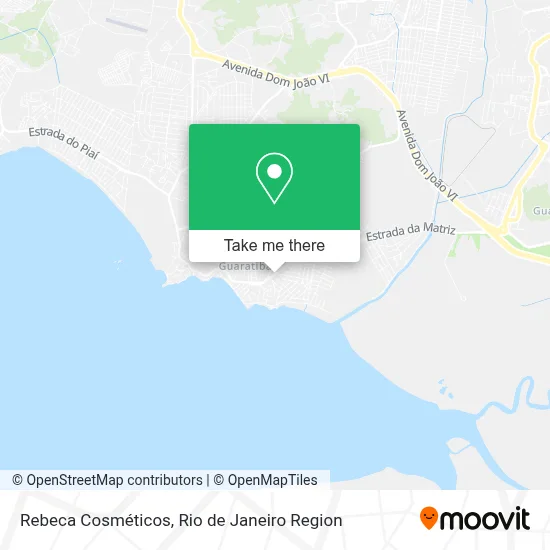 Rebeca Cosméticos map