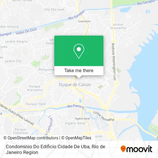 Condominio Do Edificio Cidade De Uba map