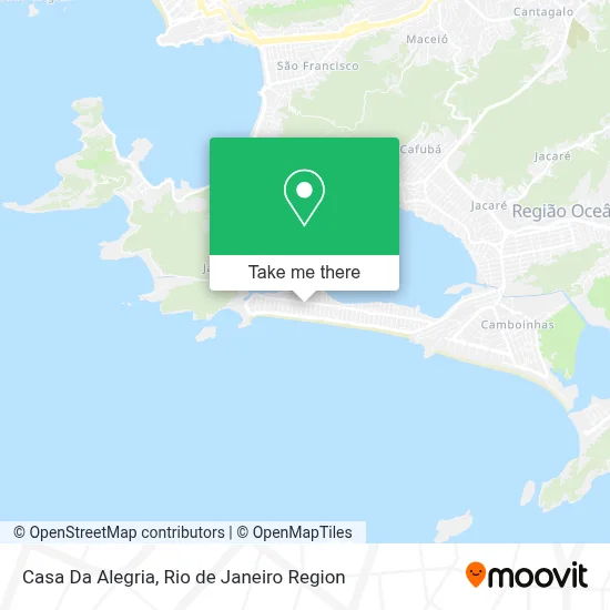 Casa Da Alegria map