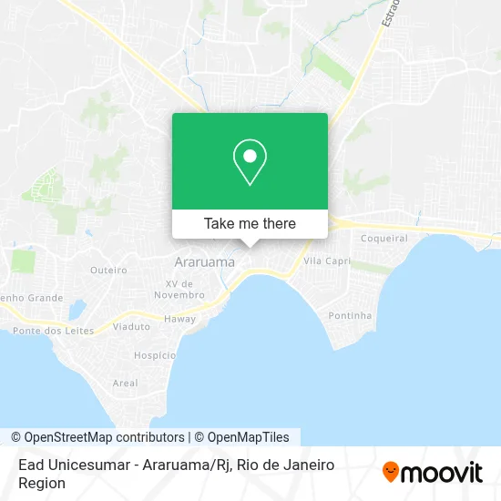 Ead Unicesumar - Araruama/Rj map