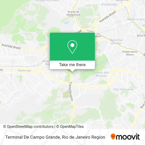 Terminal De Campo Grande map