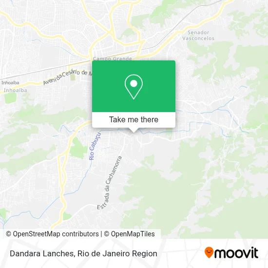 Dandara Lanches map