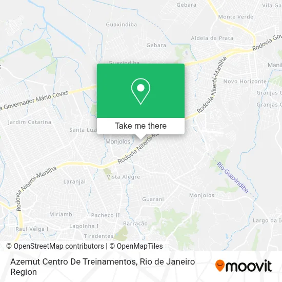 Azemut Centro De Treinamentos map
