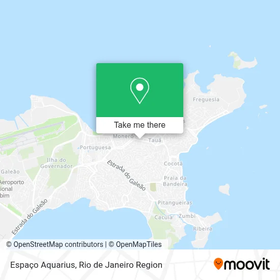 Espaço Aquarius map