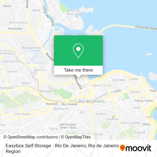 Easybox Self Storage - Rio De Janeiro map