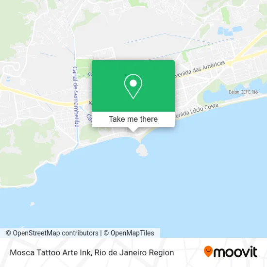 Mosca Tattoo Arte Ink map