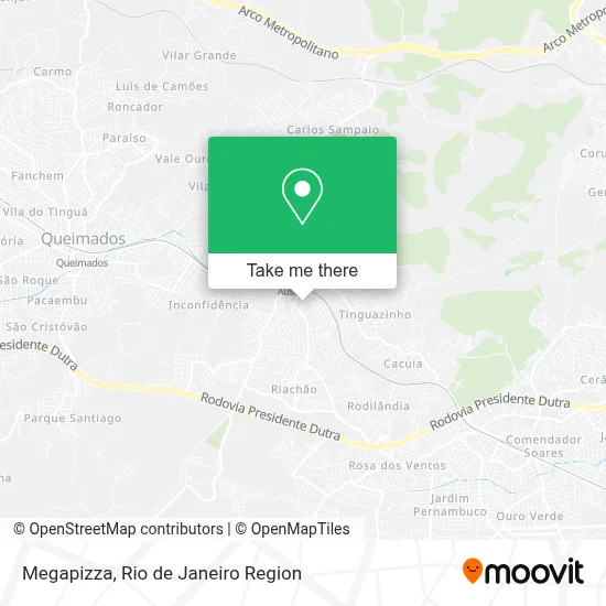 Megapizza map