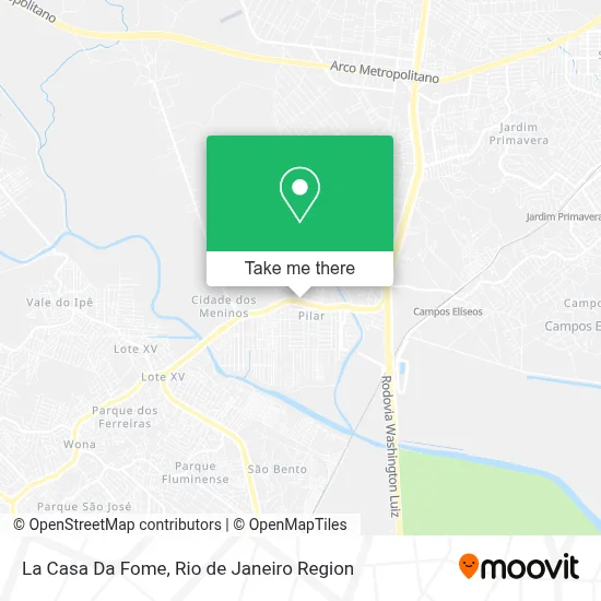 La Casa Da Fome map