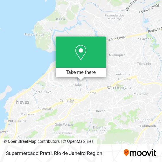 Supermercado Pratti map