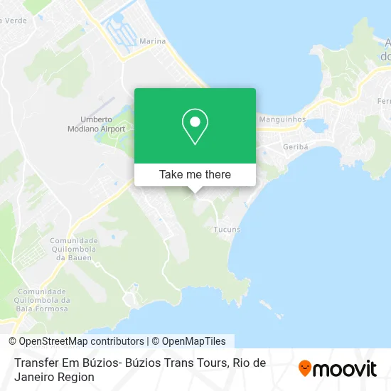 Transfer Em Búzios- Búzios Trans Tours map