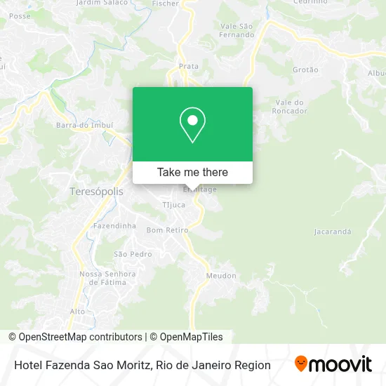 Hotel Fazenda Sao Moritz map
