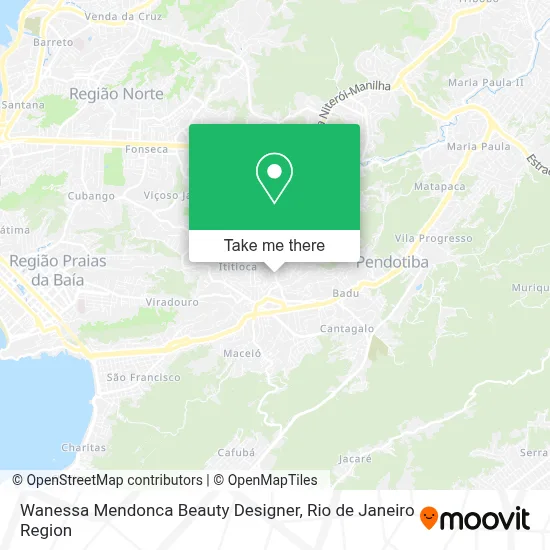Wanessa Mendonca Beauty Designer map
