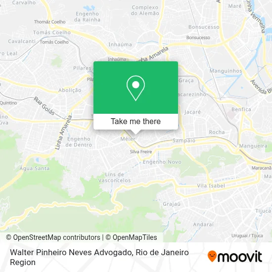 Walter Pinheiro Neves Advogado map