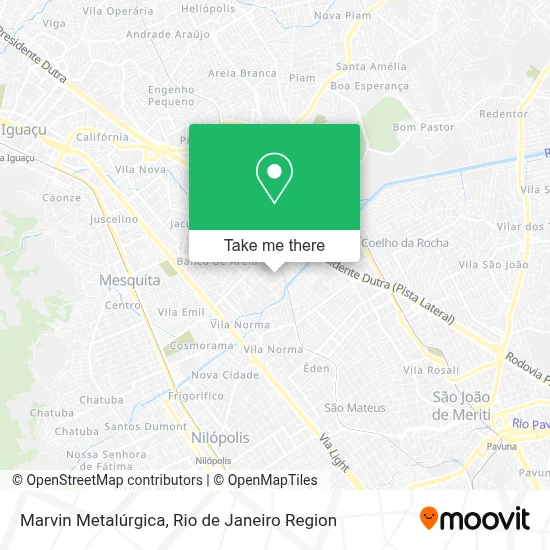 Marvin Metalúrgica map