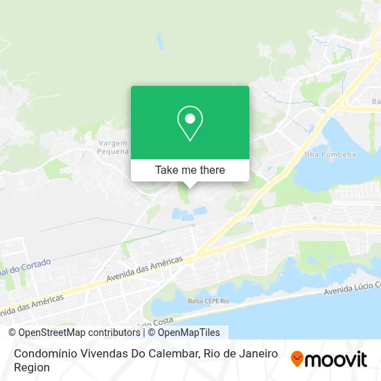 Condomínio Vivendas Do Calembar map