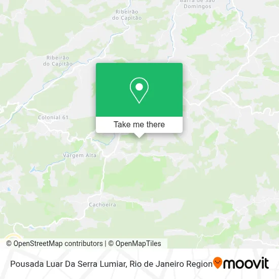 Pousada Luar Da Serra Lumiar map
