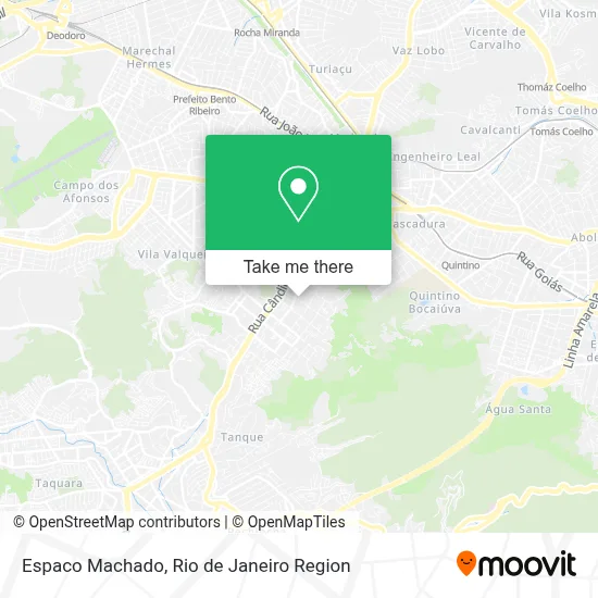 Espaco Machado map