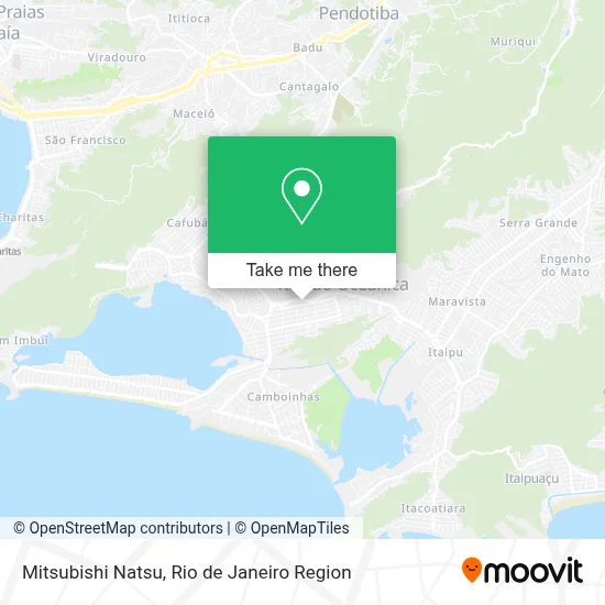 Mitsubishi Natsu map