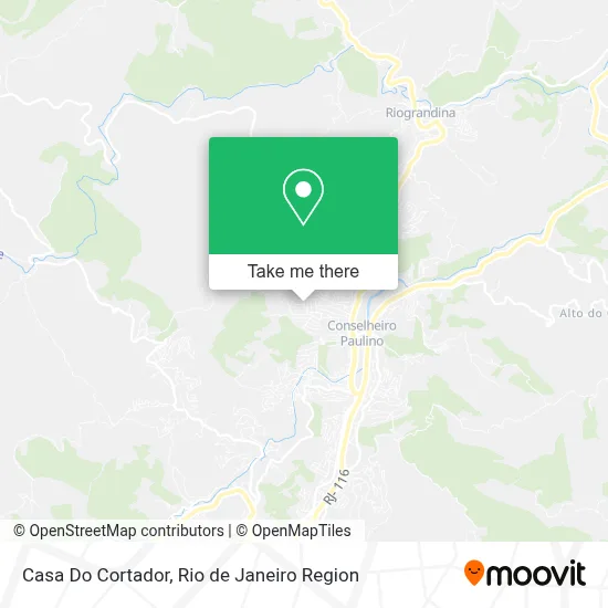 Casa Do Cortador map