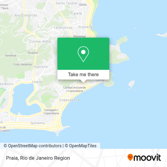 Praia map