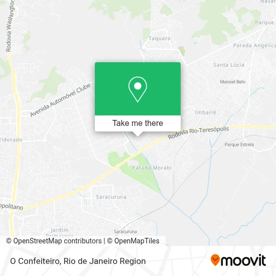 O Confeiteiro map