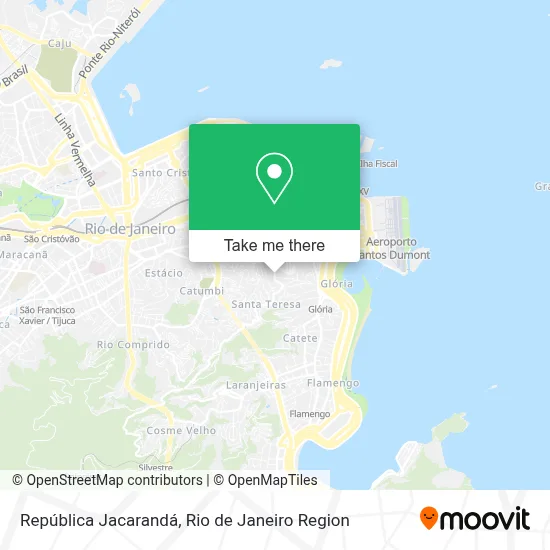República Jacarandá map