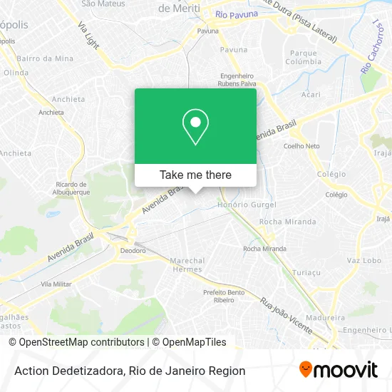 Action Dedetizadora map