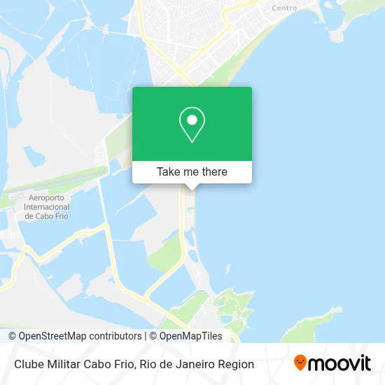 Clube Militar Cabo Frio map