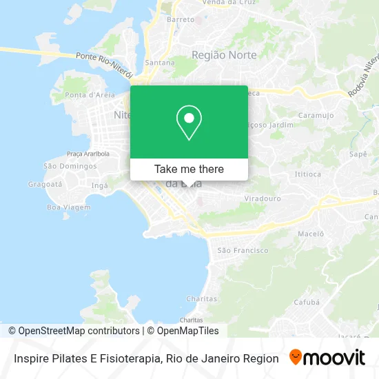 Inspire Pilates E Fisioterapia map