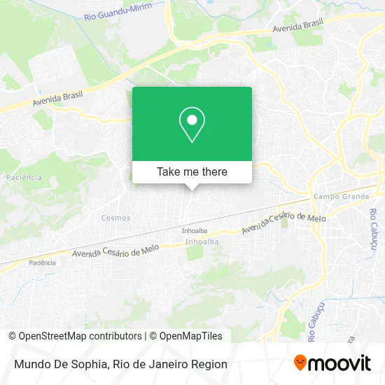 Mundo De Sophia map
