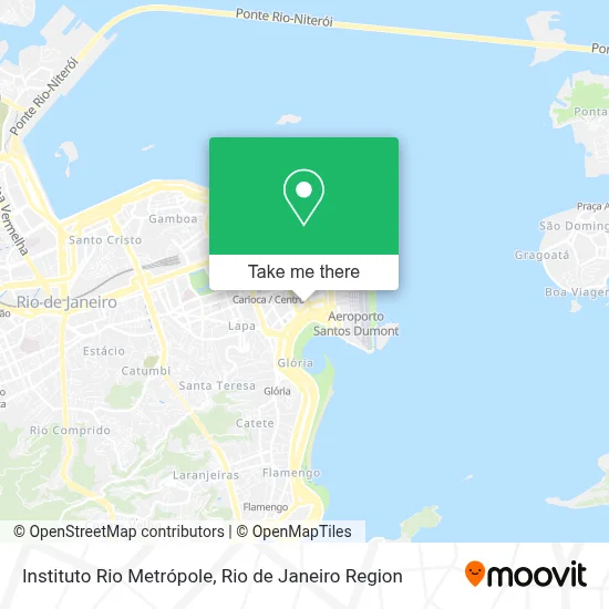 Instituto Rio Metrópole map