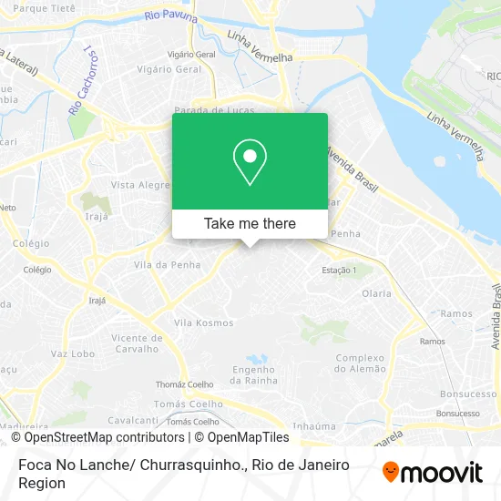 Foca No Lanche/ Churrasquinho. map