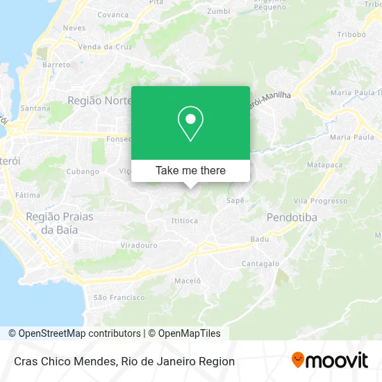 Cras Chico Mendes map
