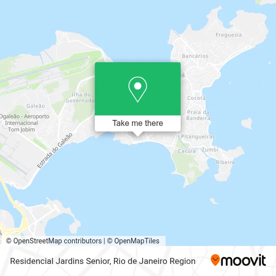 Residencial Jardins Senior map