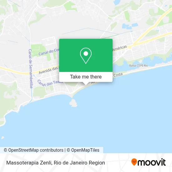 Massoterapia Zenli map