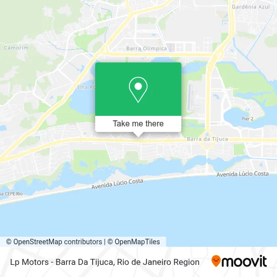 Lp Motors - Barra Da Tijuca map
