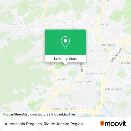 Autoescola Preguiça map
