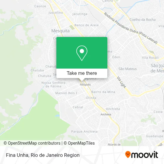 Fina Unha map