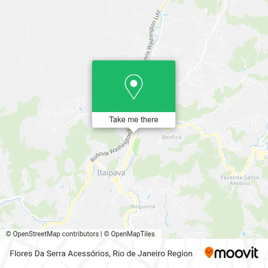 Flores Da Serra Acessórios map