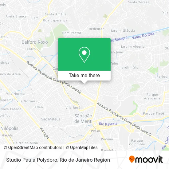 Studio Paula Polydoro map