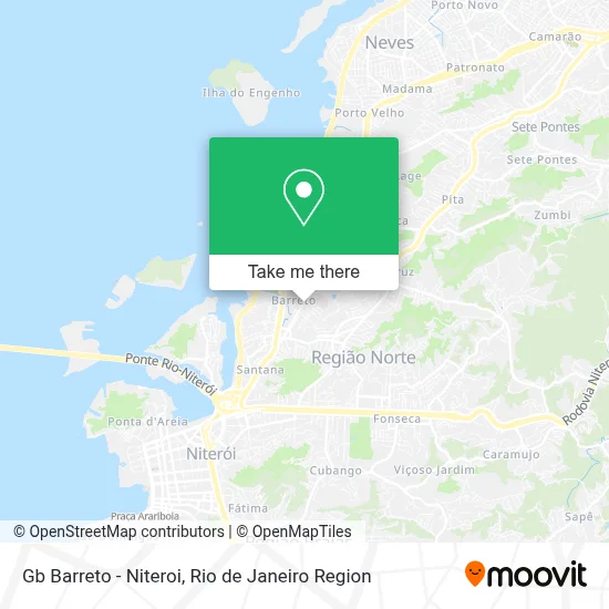Gb Barreto - Niteroi map
