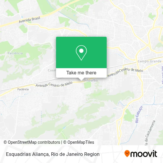 Esquadrias Aliança map