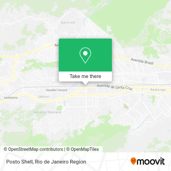 Posto Shell map