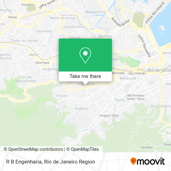 R B Engenharia map