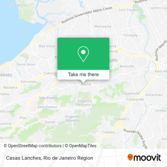 Casas Lanches map