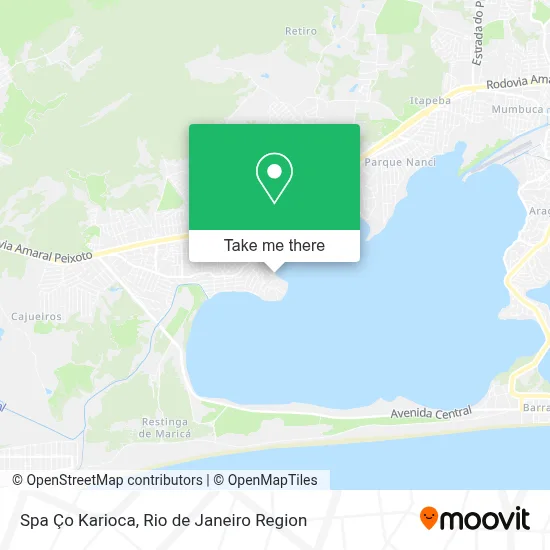 Spa Ço Karioca map