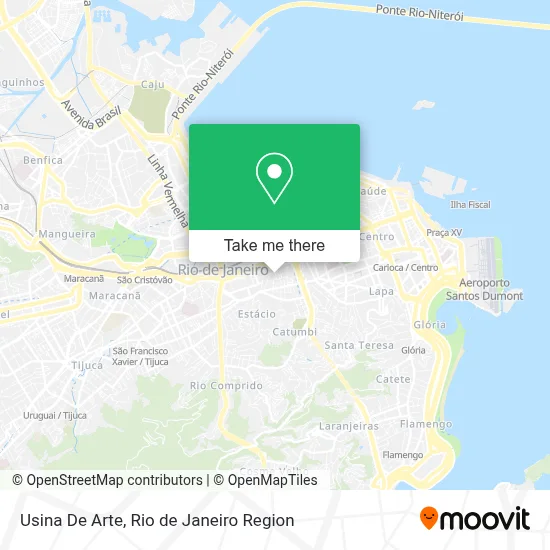 Usina De Arte map